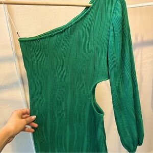 One Sleeve Cut Out Bodycon Dress